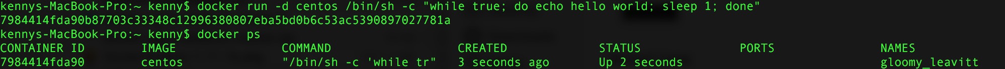 docker daemon